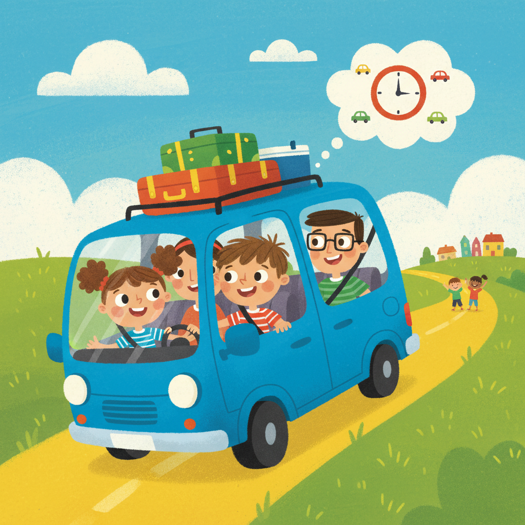 Illustration for The Long Car Ride