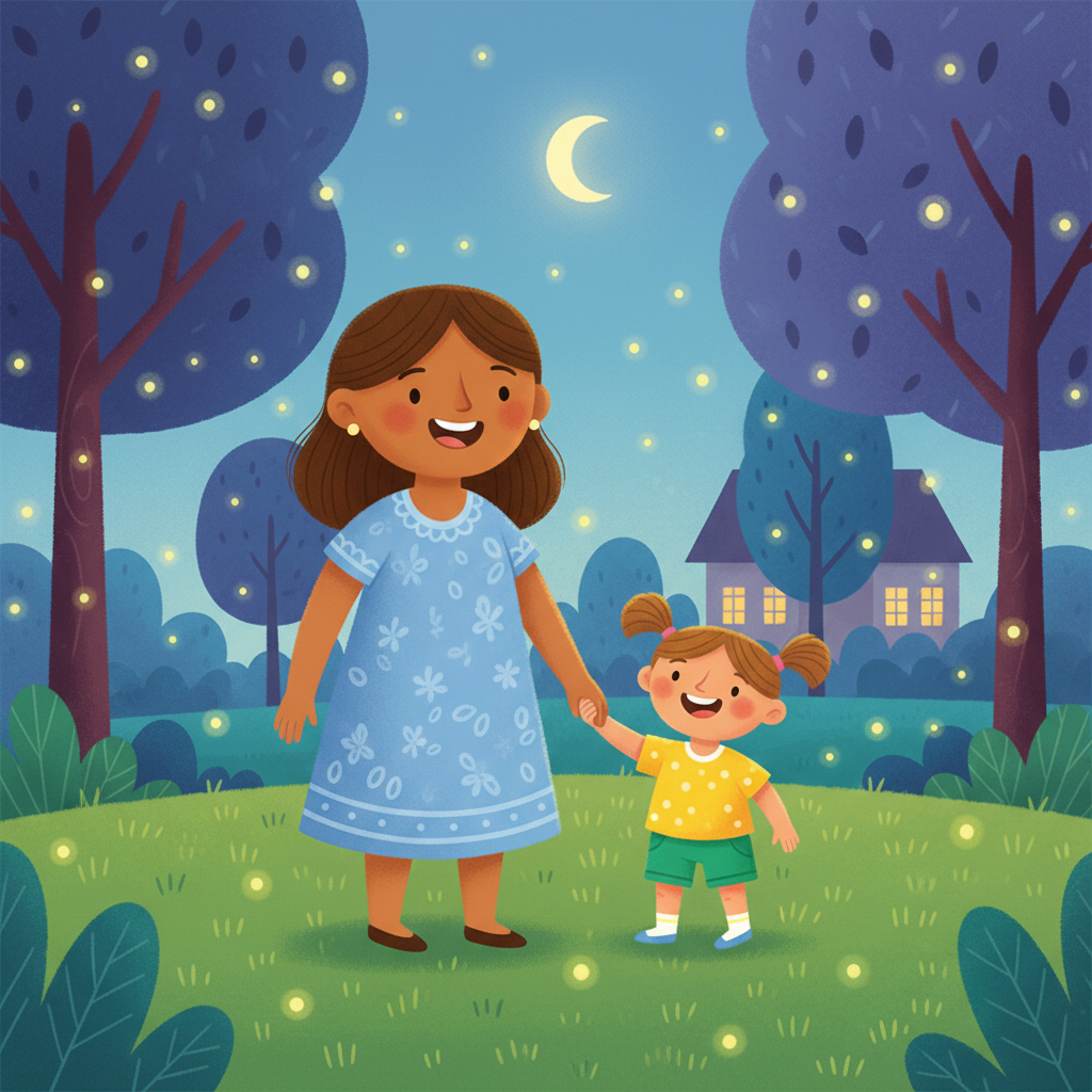 Illustration for The Firefly Night