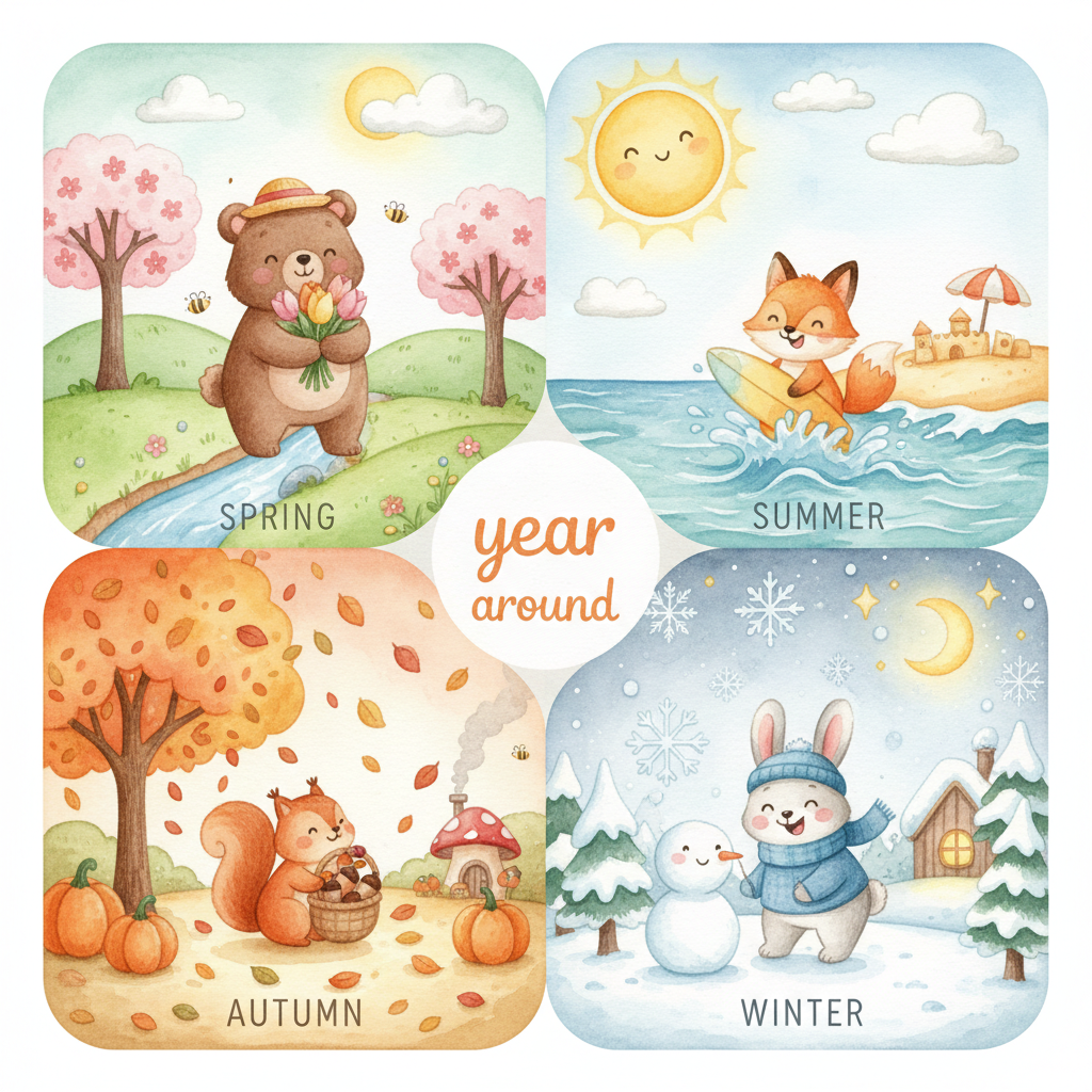 Illustration for Seasons Change