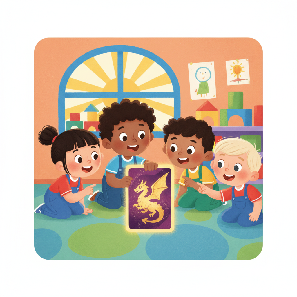 The Trading Card illustration