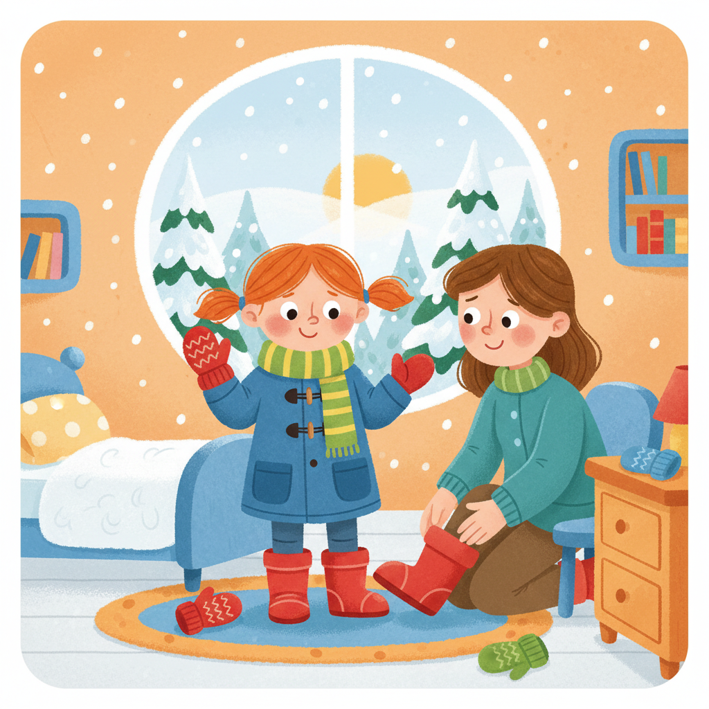 Illustration for The Missing Mitten