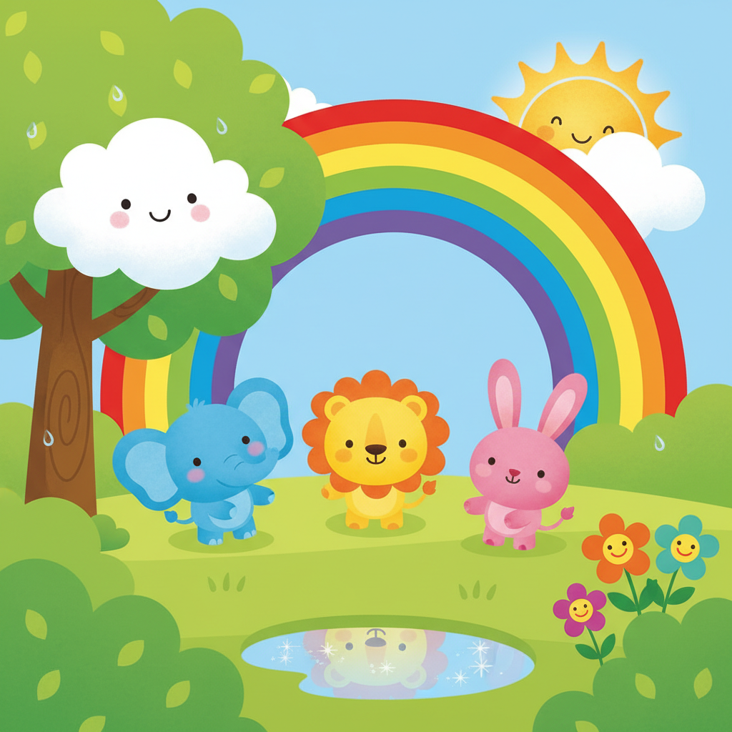 Illustration for Colors of the Rainbow