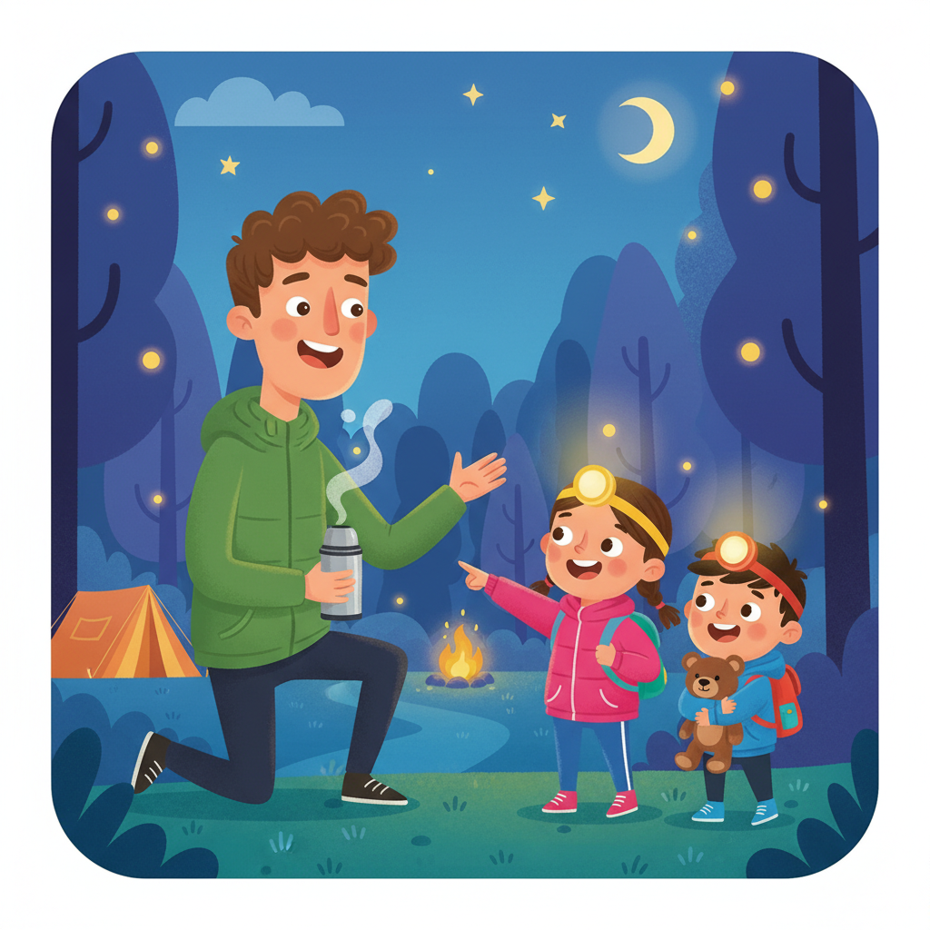 The Night Hike illustration