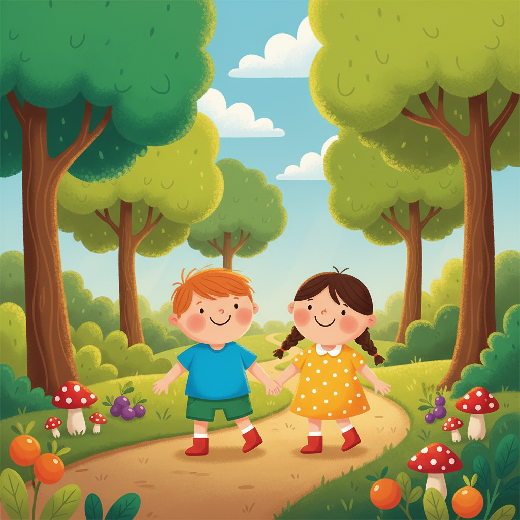 Illustration for A Walk in the Woods