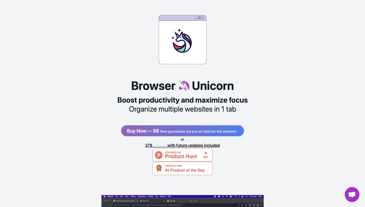 Browser Unicorn