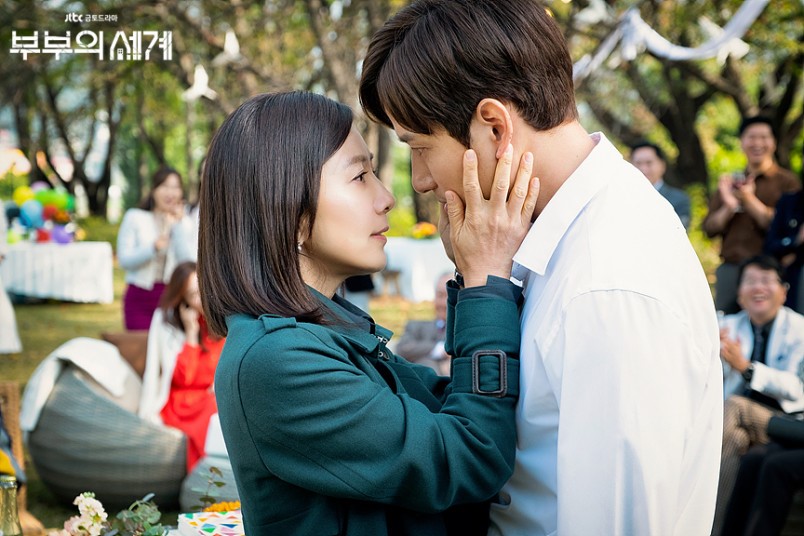 圖說：「夫妻的世界」正宮與外遇的丈夫/JTBC)