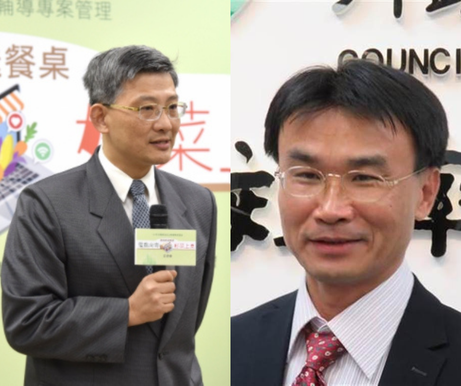 圖左:台農發董座洪忠修 圖右:農委會主委陳吉仲