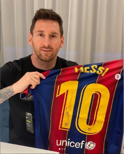 攝自梅西（Lionel Messi）IG