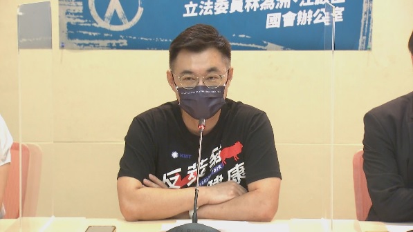 面對洪秀柱間接幫朱立倫解套，江啟臣低調回應。（圖／中天新聞）