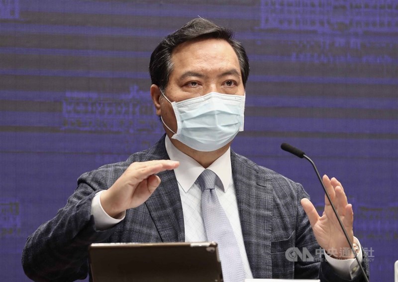 行政院發言人羅秉成。(圖/中央社)