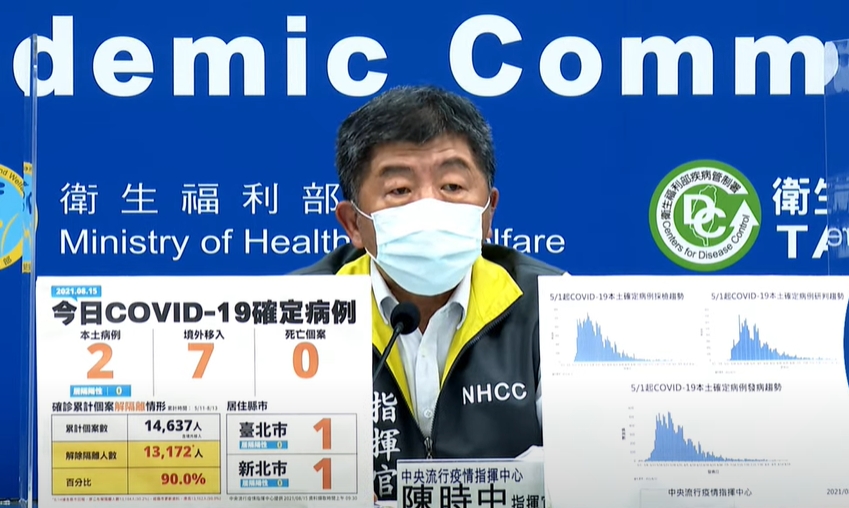 指揮官陳時中透露24.9萬劑莫德納疫苗的規劃。 (圖/指揮中心提供)