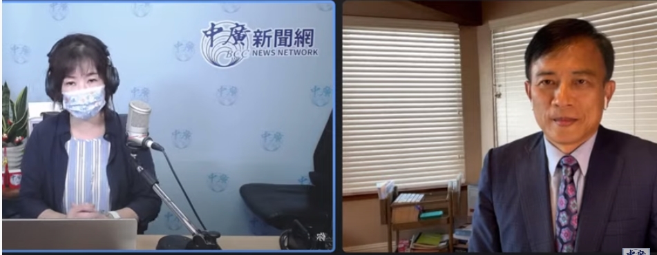 彭文正在王淺秋的《千秋萬世》節目中直接指出,很多人對於國民黨是恨鐵不成鋼,希望國民黨成為稱職監督在野黨。 (圖/翻攝自中廣YT)