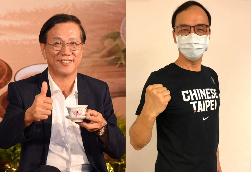 林明溱公開表示支持朱立倫。(圖/翻攝自臉書/朱立倫/南投縣長‧林明溱)