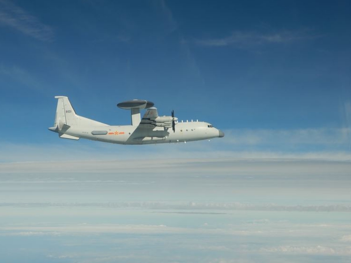 解放軍空軍裝備空警500。（圖／國防部）