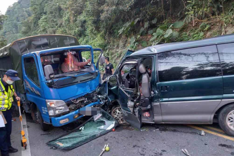 南投車禍。（圖／南投消防局提供）