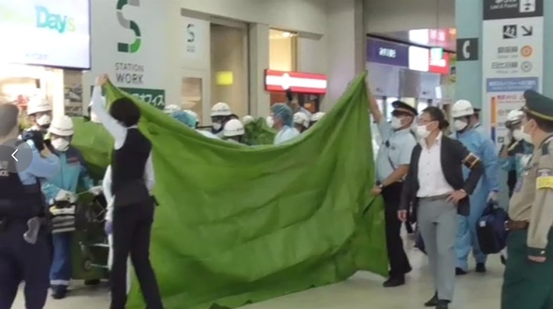 東京上野站傳出隨機殺人。(圖/推特)