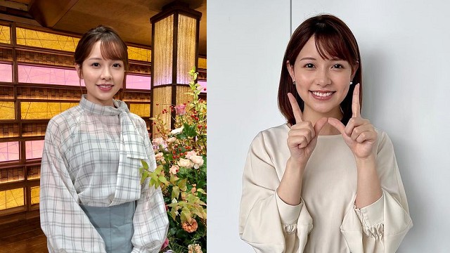 渡邊瑠海進入朝日電視台第2年就擔綱招牌新聞節目的主播。(圖/翻攝自IG)