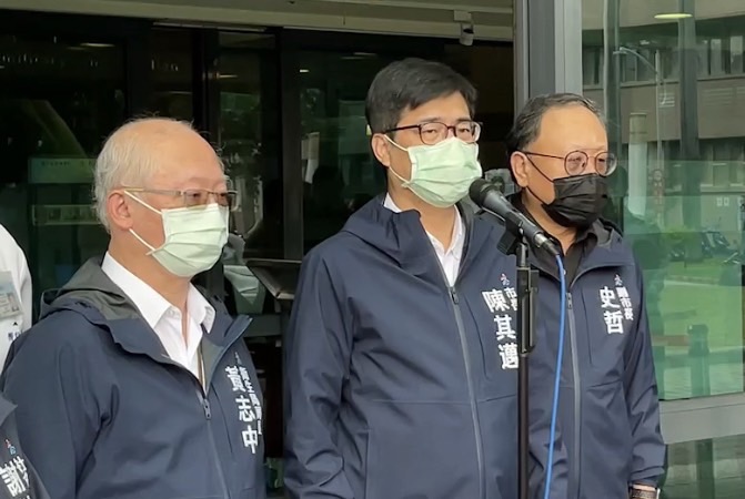台中9死曾嗆胡志強下台,陳其邁回應了!(圖/中天新聞)