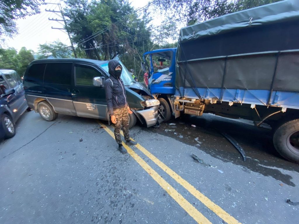南投車禍。（圖／中天新聞）