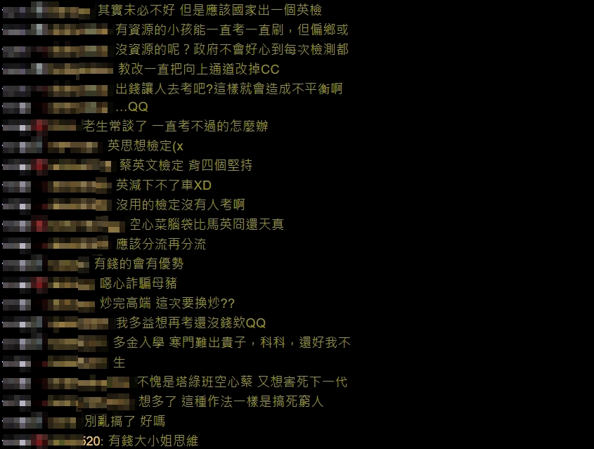 網友留言戰翻。（圖／翻攝自PTT）