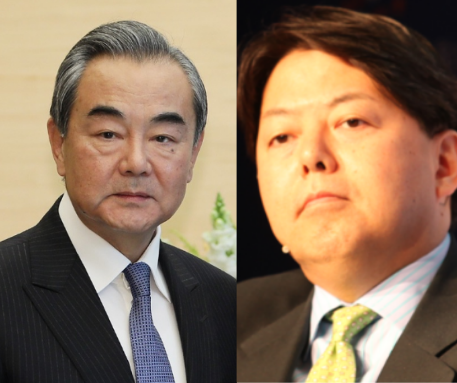 中國外交部長王毅今天和日本外務大臣林芳正通話。(圖/翻攝維基百科)