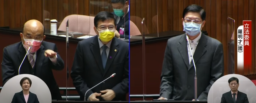 蘇貞昌回應拜習會問題。（圖／翻攝自國會頻道）