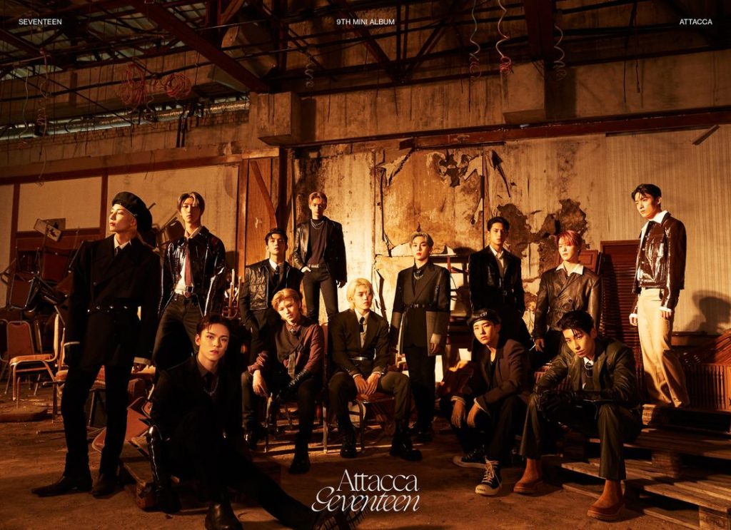 「SEVENTEEN」最新迷你9輯《Attacca》銷售亮眼。(圖/翻攝自官方推特)