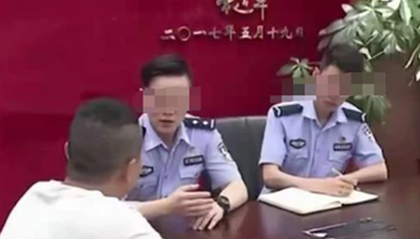劉男發現被騙後，就前往警局報案。（圖／翻攝自網易微博）