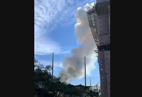 漢翔粉塵爆炸。（圖／記者爆料網）