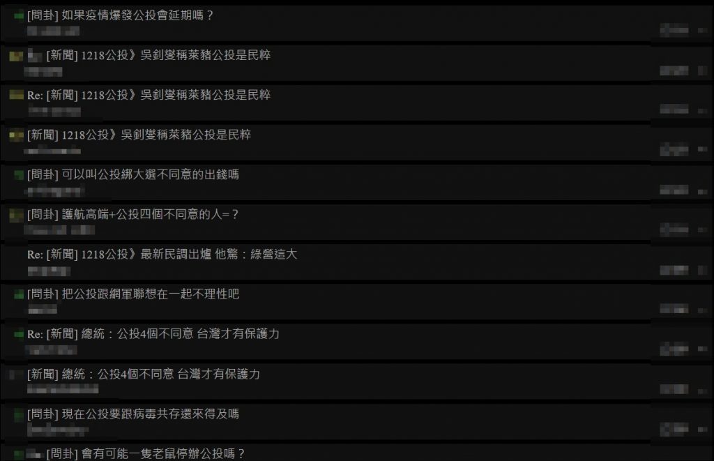 網軍恐生存各大平台。圖僅是示意，並非真的是網軍操作的議題。（示意圖／翻攝自ptt gossiping）