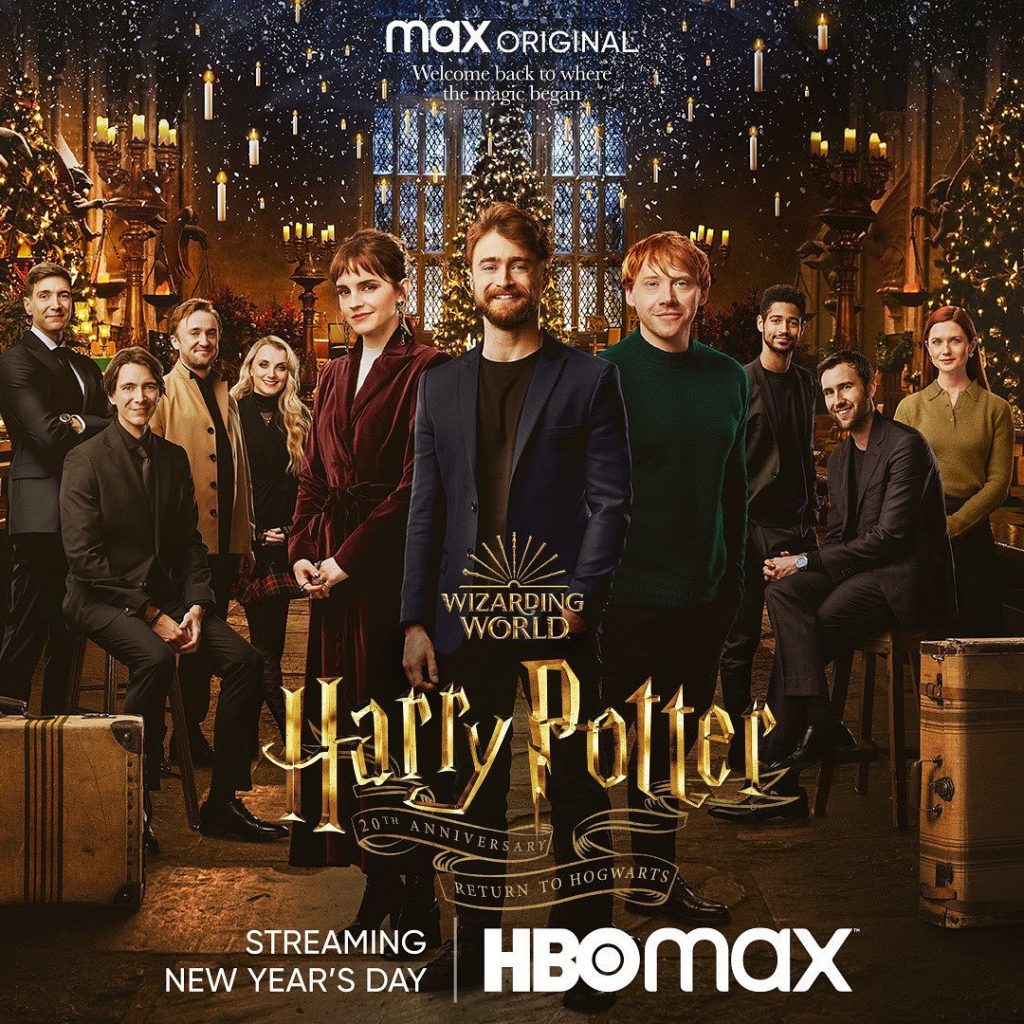 回顧特輯「哈利波特20週年：重返霍格華茲」 將在2022年1月1日於串流平台HBO Max上線。（圖／翻攝自IG）