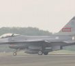 空軍一架編號6650的「F-16V戰機」，11日下午在嘉義外海墜落。（圖／中天新聞）