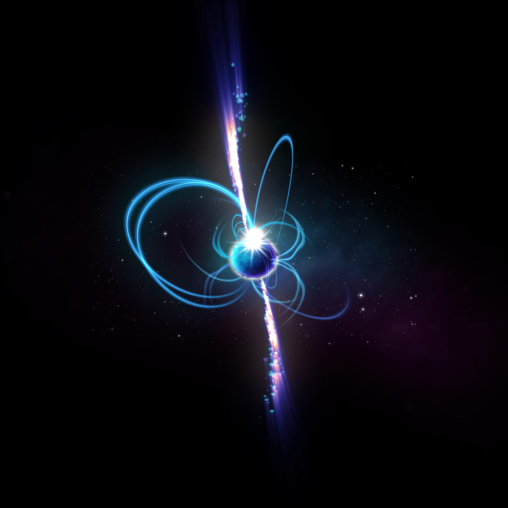 科學家指出，這顆新星體每18分鐘會發出1次強大脈衝，具有強大磁場。（圖／翻攝自ICRAR官網）