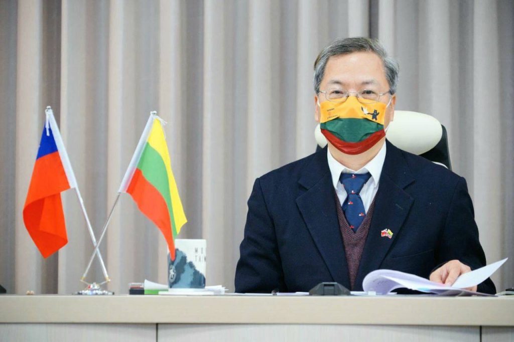 國發會主委龔明鑫表示將提供立陶宛提供10億美元融資基金（圖＼國發會提供）