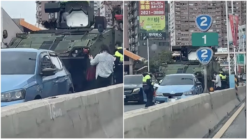 雲豹甲車出事了！對決完「瑞典坦克」，又一歐洲車遭殃。（圖／民眾提供）