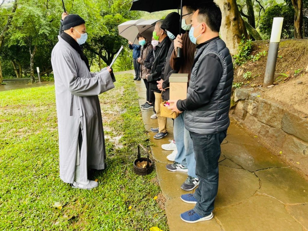 陳松勇長眠於於法鼓山金山環保生命園區。（圖／陳松勇友人提供）