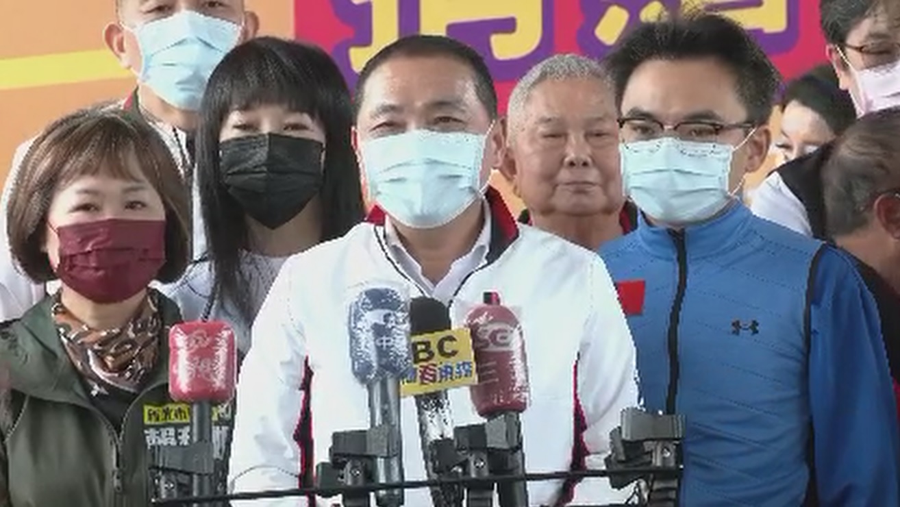 柯文哲聯合服務處插旗新北,侯友宜回應了(攝自中天新聞)
