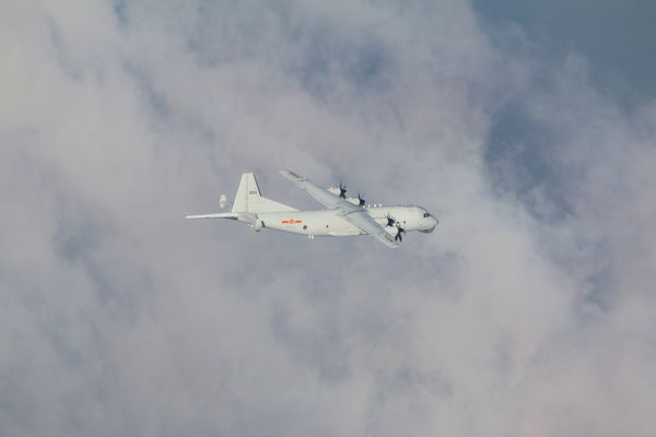 解放軍運8反潛機。(圖/國防部提供)