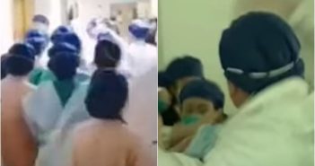 上海市第六人民醫院爆出醫師毆打護理師的事件。（圖／翻攝自YouTube／青蜂侠）