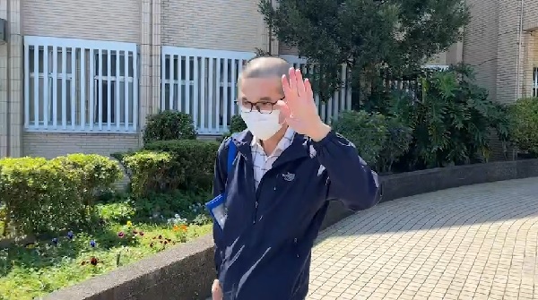 宜蘭農業處農務科長吳東原9日以15萬元交保（攝自中天新聞）
