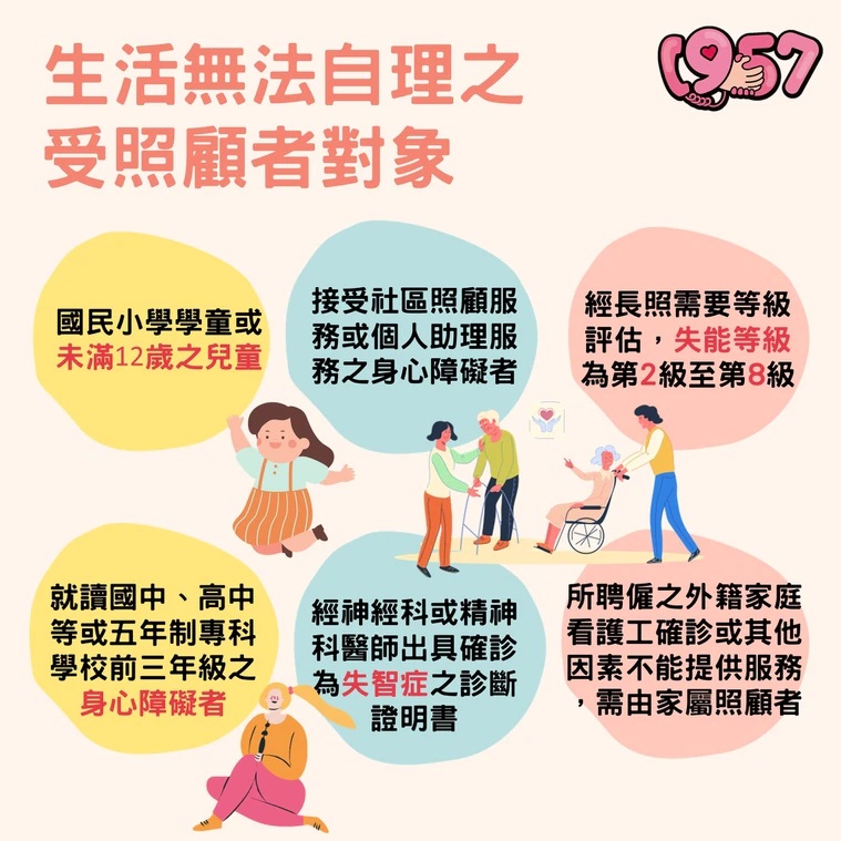 翻攝自衛福部1957福利諮詢專線臉書