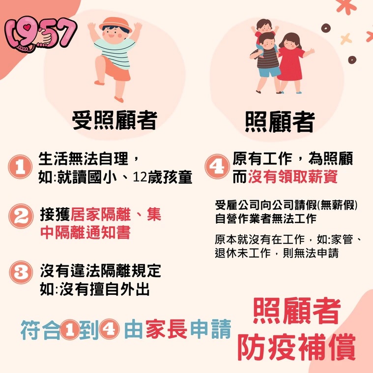 翻攝自衛福部1957福利諮詢專線臉書