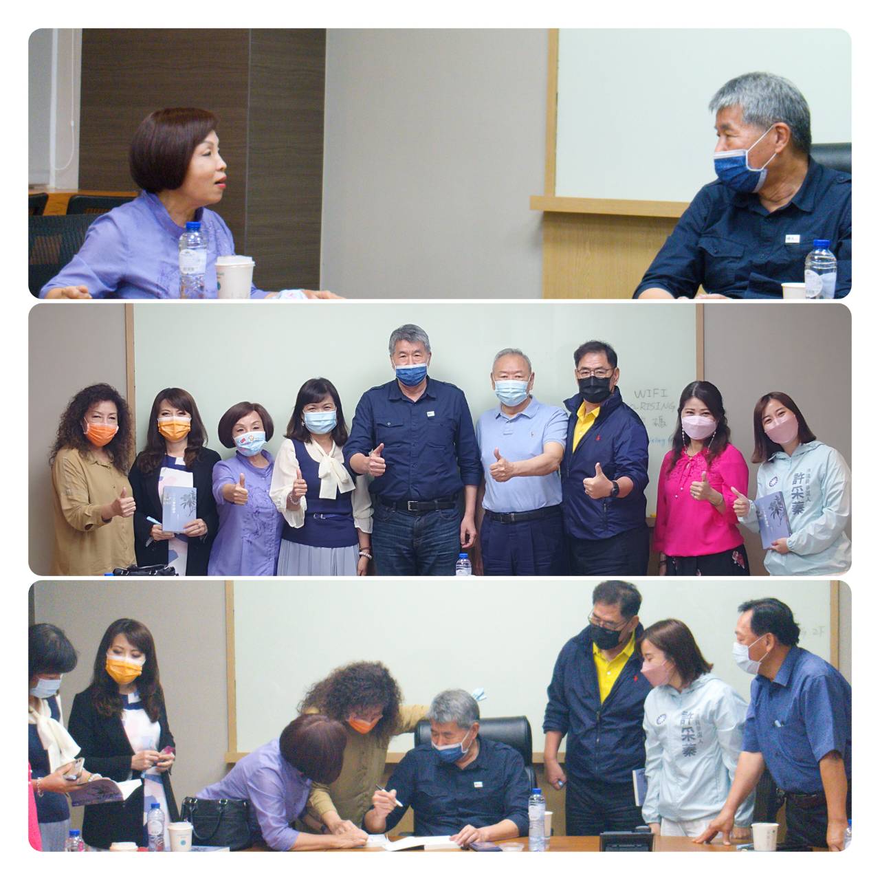 張亞中與國民黨高雄市議員座談（攝自孫文學校臉書）