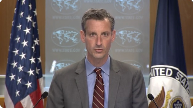 美國務院呼籲讓台灣以觀察員身分加入WHA（攝自國務院發言人普萊斯（Ned Price）推特）