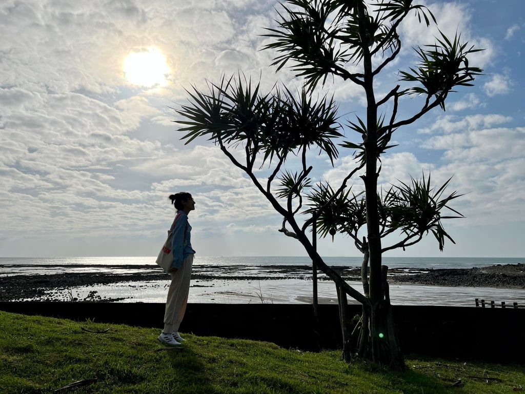 田中千繪透過節目才知道，這種病名叫「天氣病」。（圖／翻攝自臉書／田中千繪）