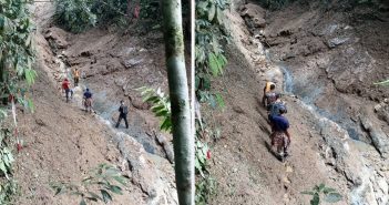馬來西亞日前有2名華裔女子登山遭激流沖走，警方調查後找到了殘骸。（圖／翻攝自推特）
