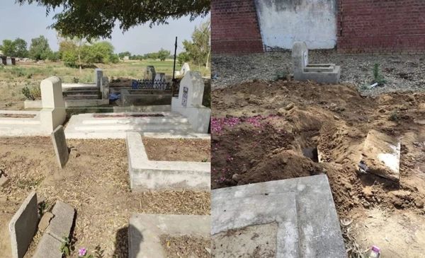 巴基斯坦一名18歲少女的遺體遭挖出性侵。（圖／翻攝自推特）