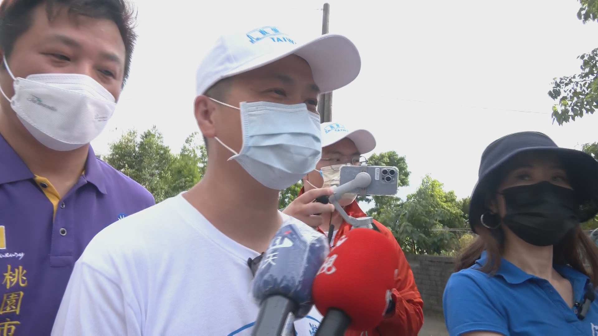 羅智強6/6桃園行腳前接受訪問照片來源:中天新聞