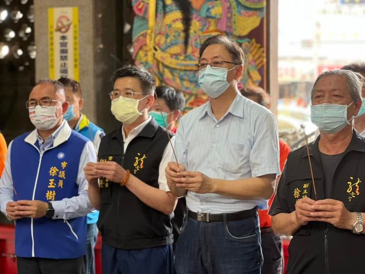 攝自張善政臉書