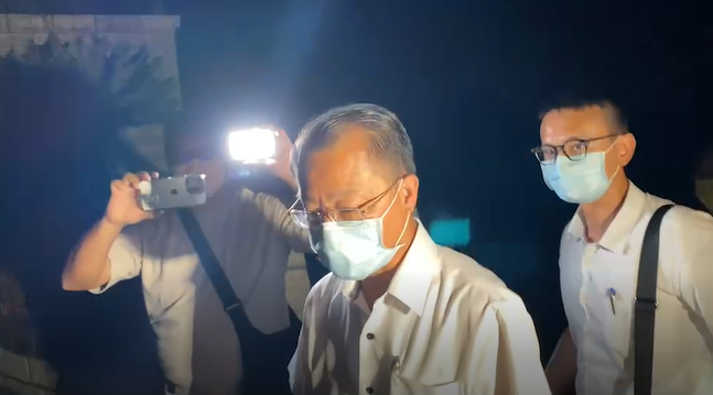 警政署長黃明昭亦立即前往草屯坐鎮指揮。（圖／警方提供）